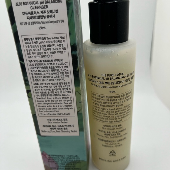New The Pure Lotus Korean Jeju Botanical PH Balancing Cleanser 150 ml - Picture 3 of 3